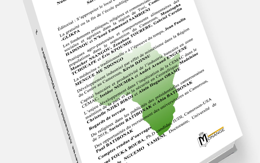 Revue Africaniste Inter-Disciplinaire – RAID N°2