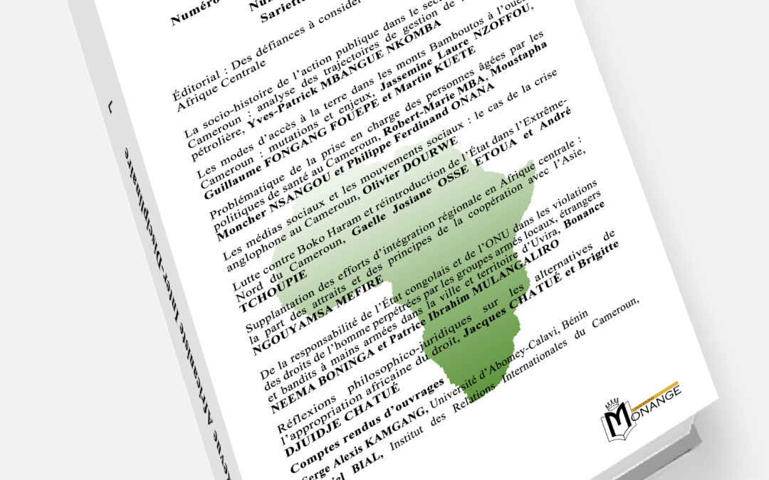 Revue Africaniste Inter-Disciplinaire – RAID N°7