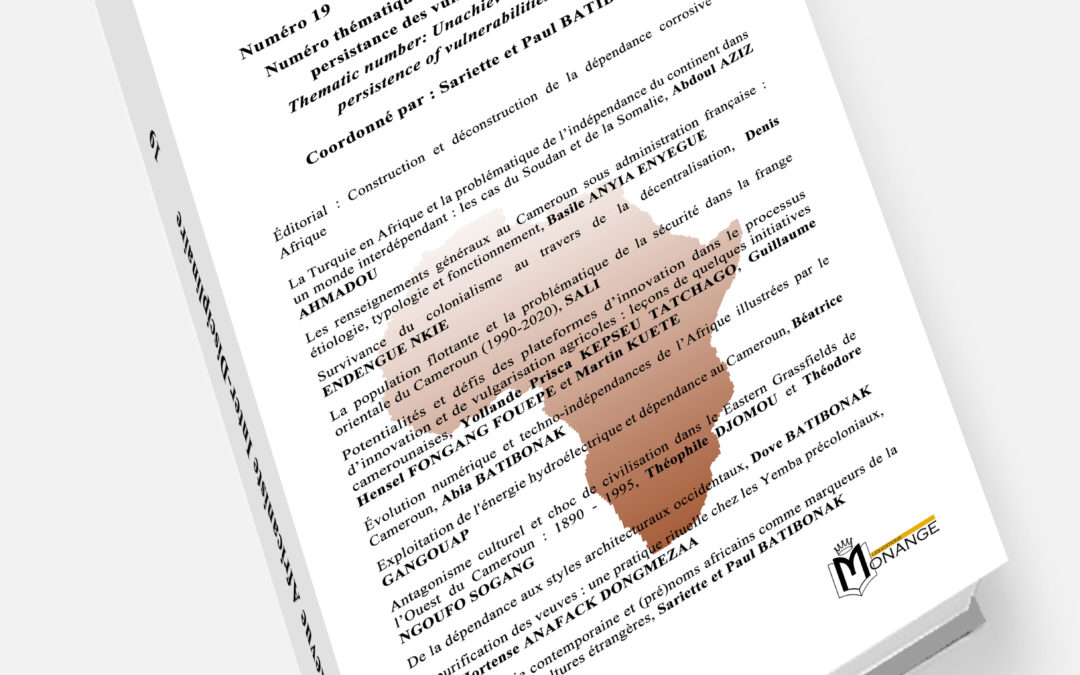 Revue Africaniste Inter-Disciplinaire – RAID N°19