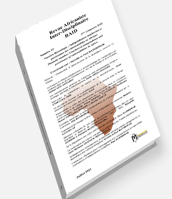 Revue Africaniste Inter-Disciplinaire – RAID N°19