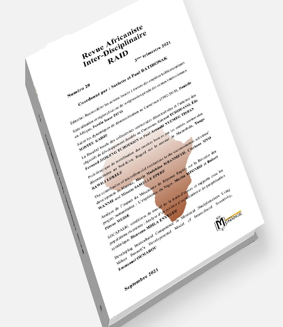 Revue Africaniste Inter-Disciplinaire – RAID N°20