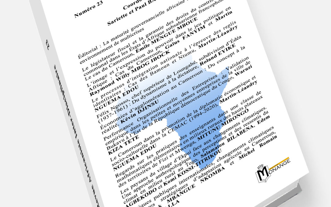 Revue Africaniste Inter-Disciplinaire – RAID N°23