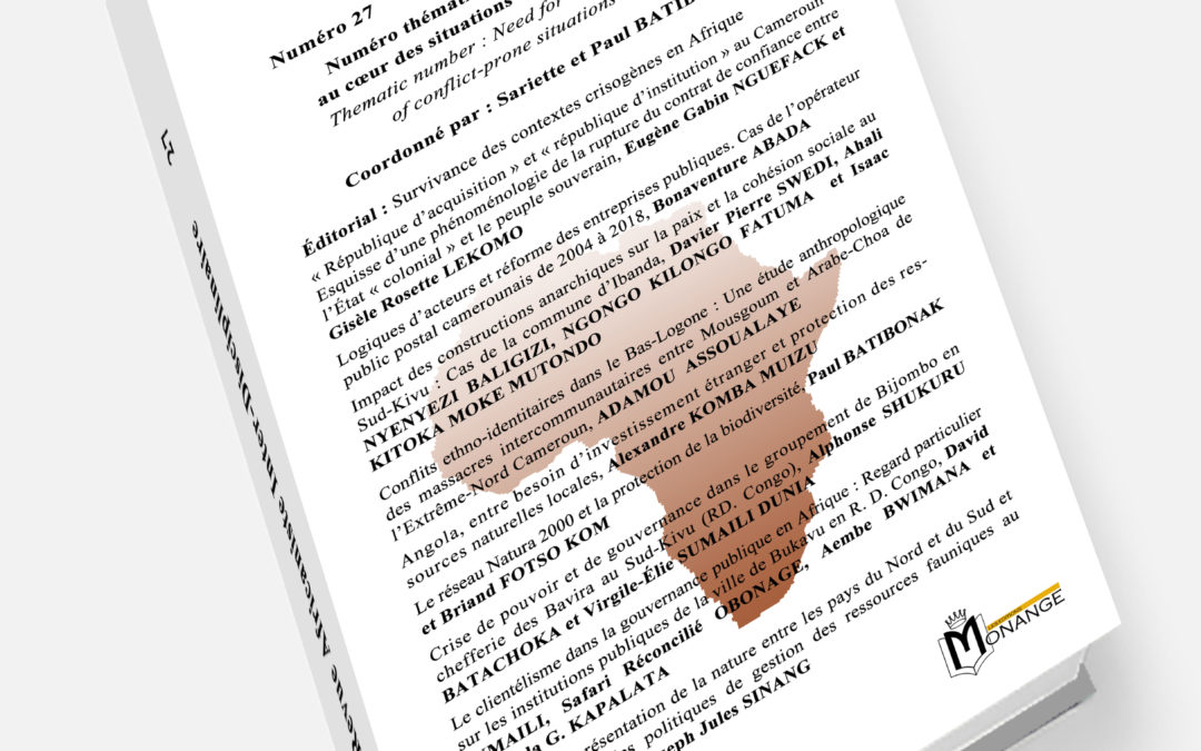 Revue Africaniste Inter-Disciplinaire – RAID N°27