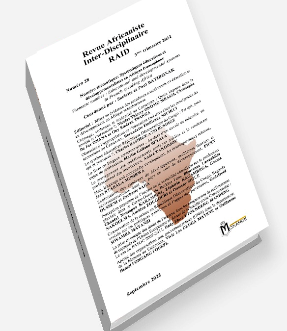 Revue Africaniste Inter-Disciplinaire – RAID N°28
