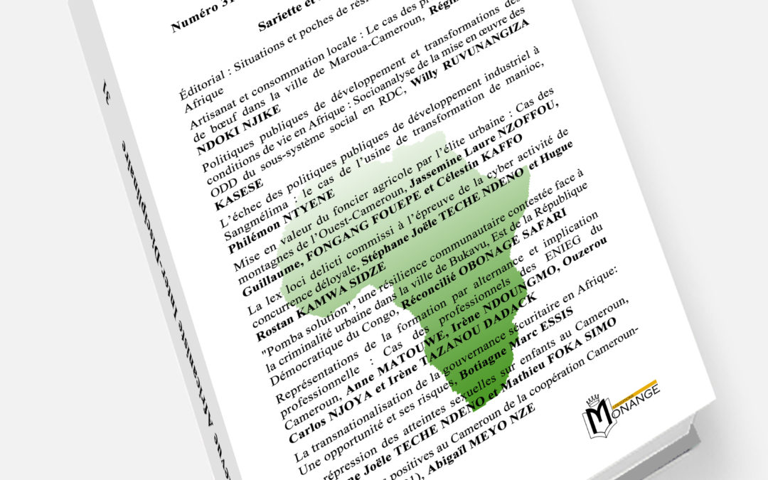 Revue Africaniste Inter-Disciplinaire – RAID N°31