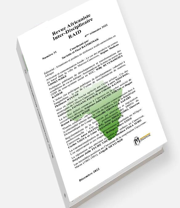 Revue Africaniste Inter-Disciplinaire – RAID N°31