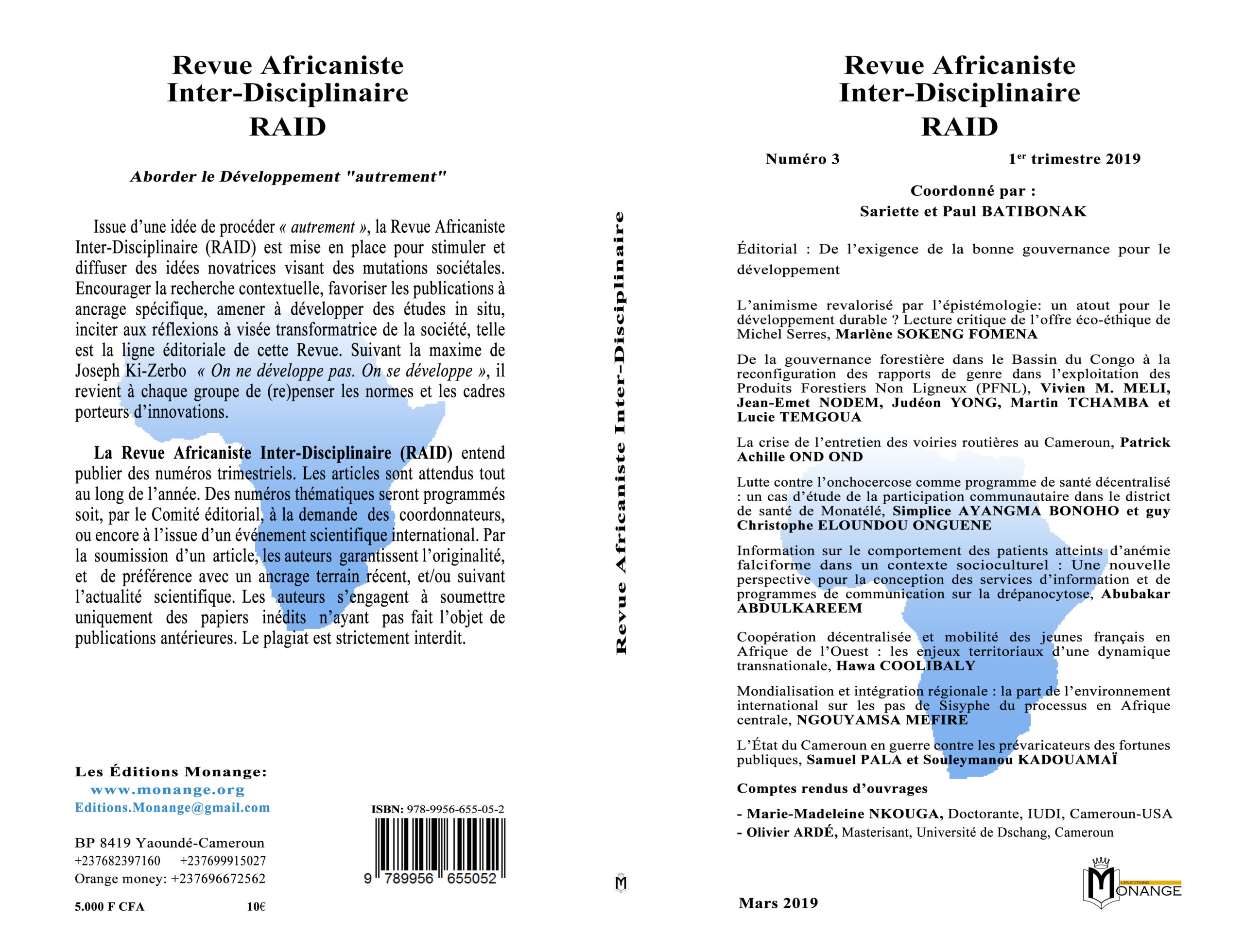 Couverture RAID-3