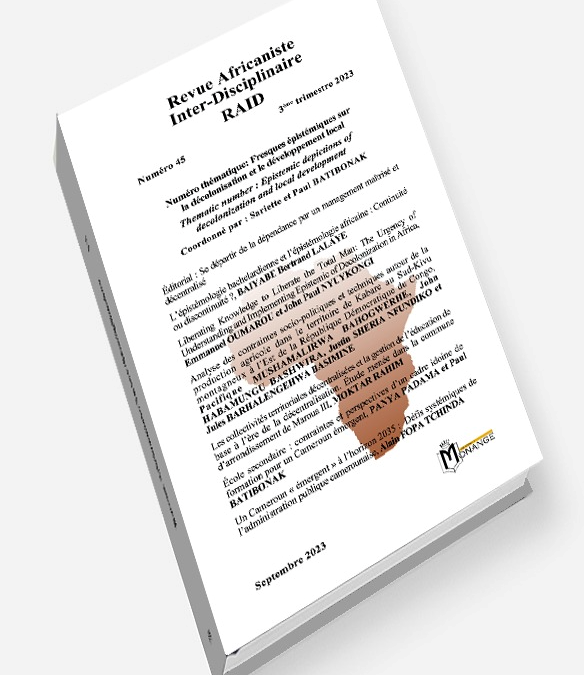 Revue Africaniste Inter-Disciplinaire – RAID N°45