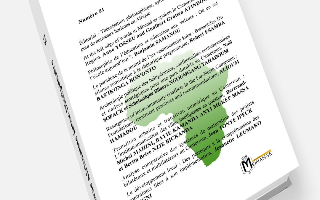 Revue Africaniste Inter-Disciplinaire – RAID N°51