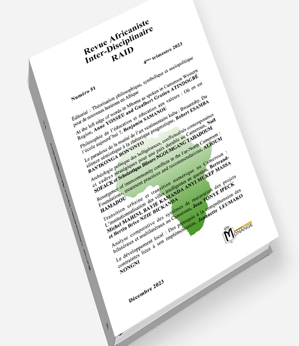 Revue Africaniste Inter-Disciplinaire – RAID N°51