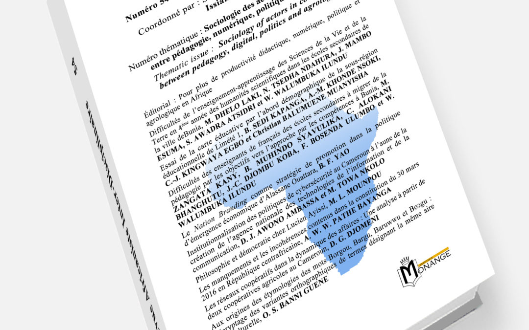 Revue Africaniste Inter-Disciplinaire – RAID N°54