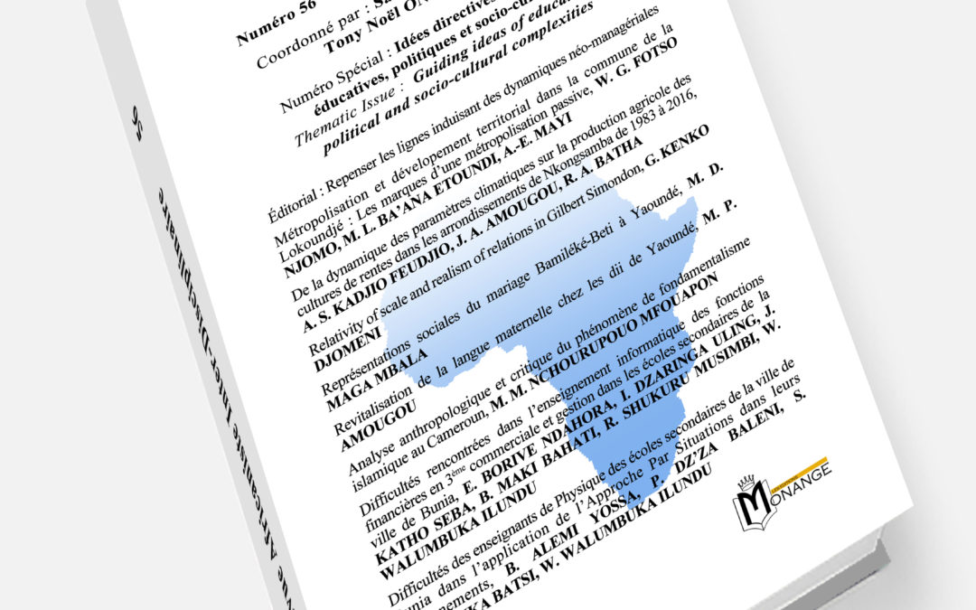 Revue Africaniste Inter-Disciplinaire – RAID N°56