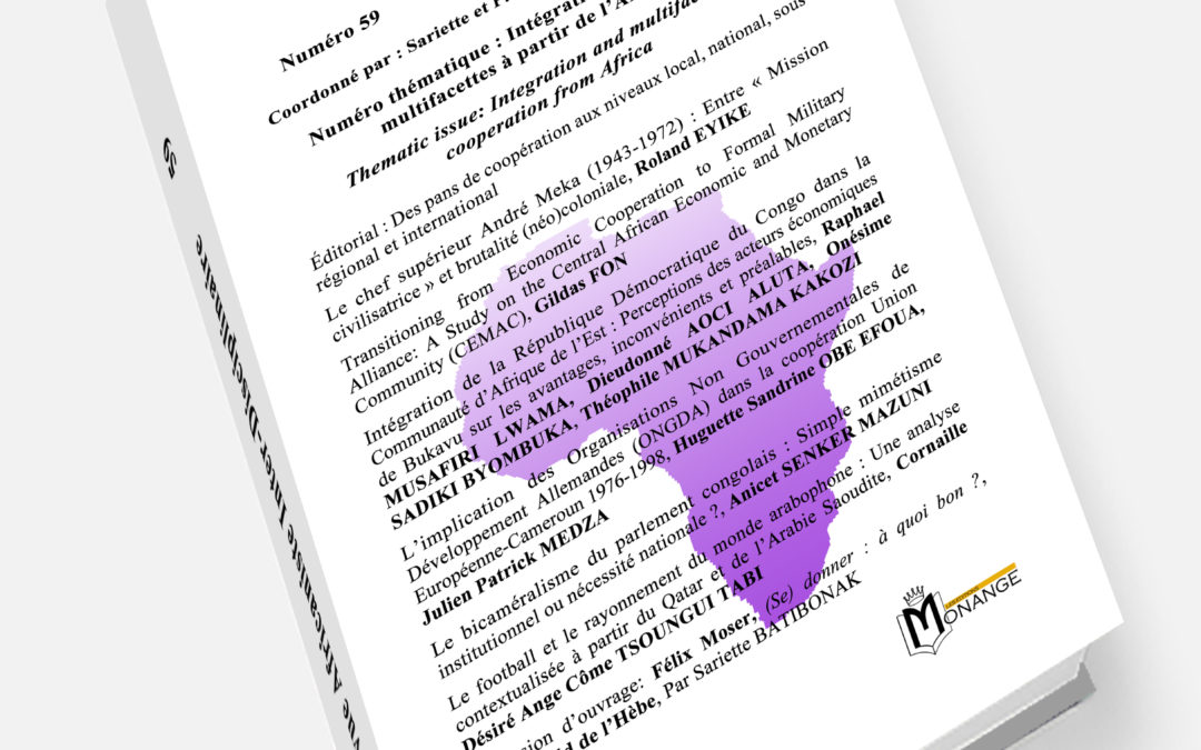 Revue Africaniste Inter-Disciplinaire – RAID N°59