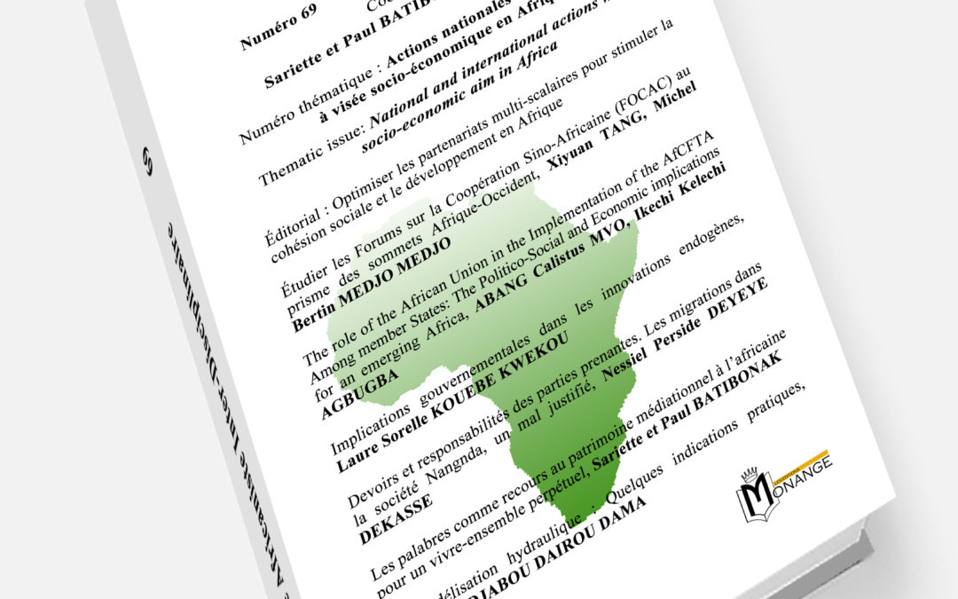 Revue Africaniste Inter-Disciplinaire – RAID N°69