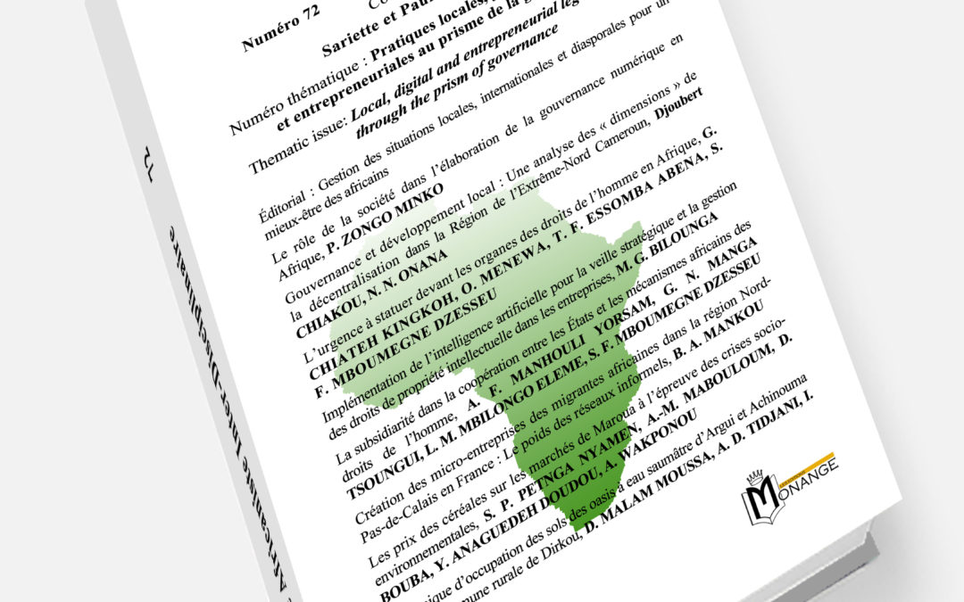 Revue Africaniste Inter-Disciplinaire –RAID 72