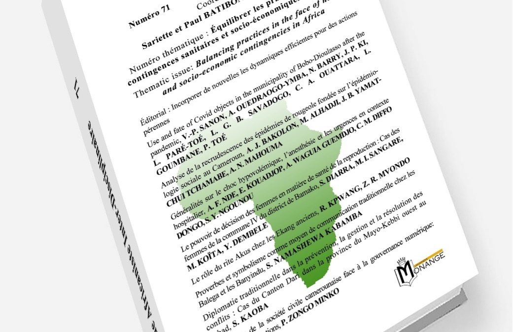 Revue Africaniste Inter-Disciplinaire – RAID N°71