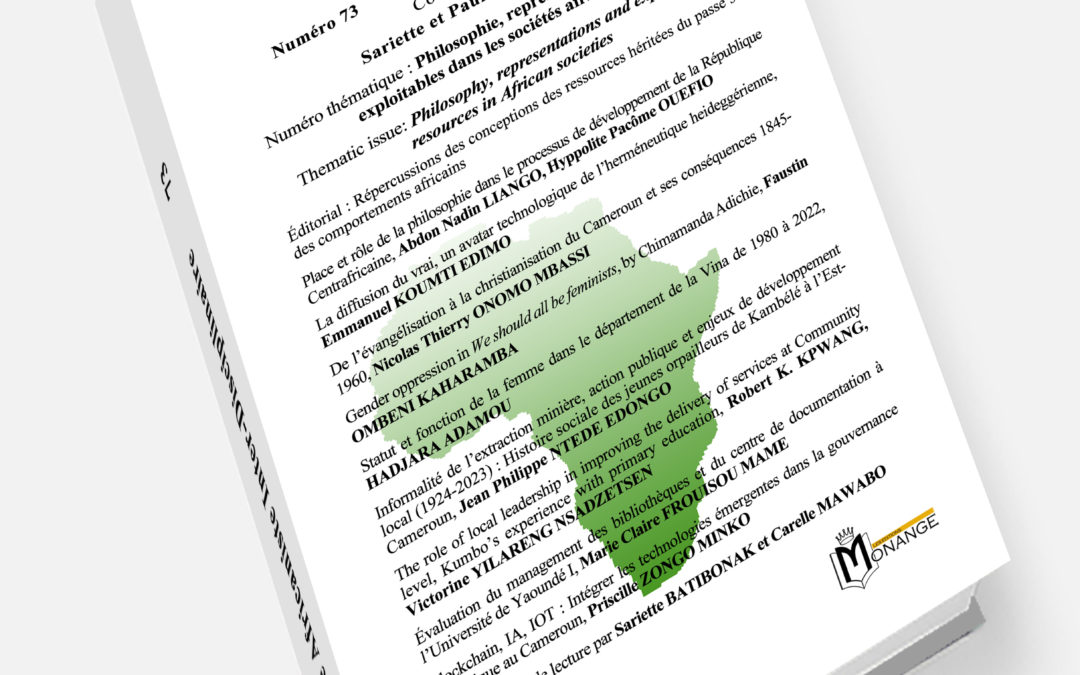 Revue Africaniste Inter-Disciplinaire –Raid 73