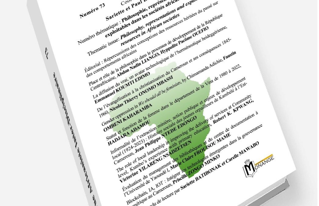 Revue Africaniste Inter-Disciplinaire –Raid 73