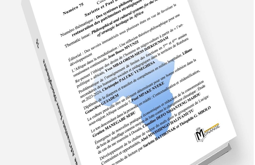 Revue Africaniste Inter-Disciplinaire – RAID N°75