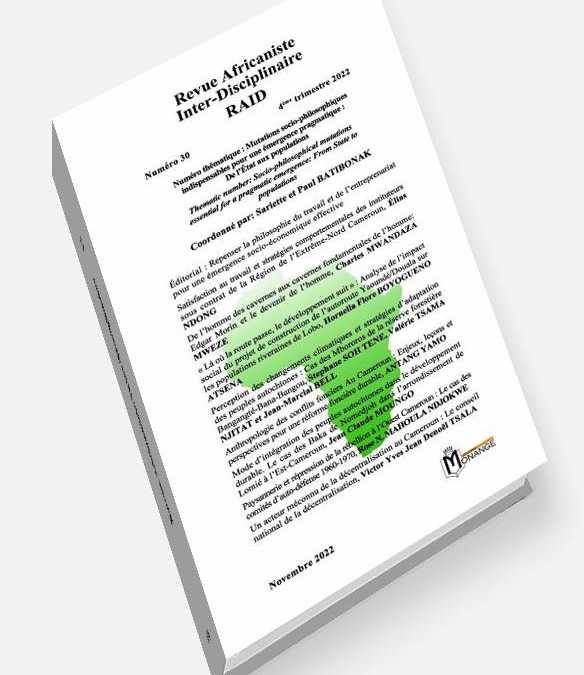 Revue Africaniste Inter-Disciplinaire – RAID N°30