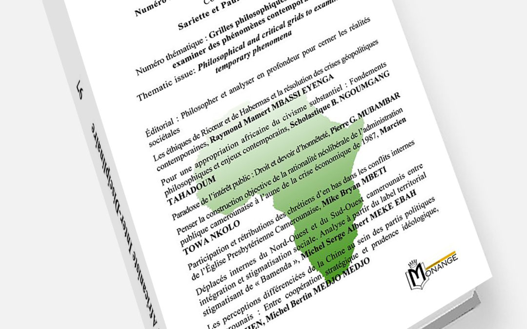 Revue Africaniste Inter-Disciplinaire – RAID N°97