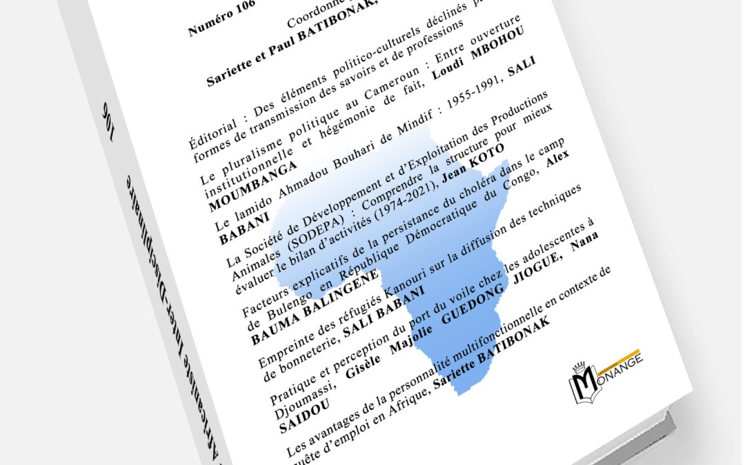 Revue Africaniste Inter-Disciplinaire – RAID N°106