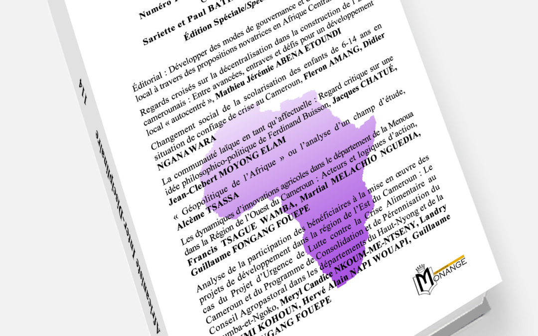 Revue Africaniste Inter-Disciplinaire – RAID N°114